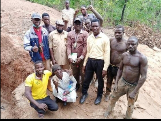 Tantalite and Columbite Mining Amba Site, Nasarawa State.